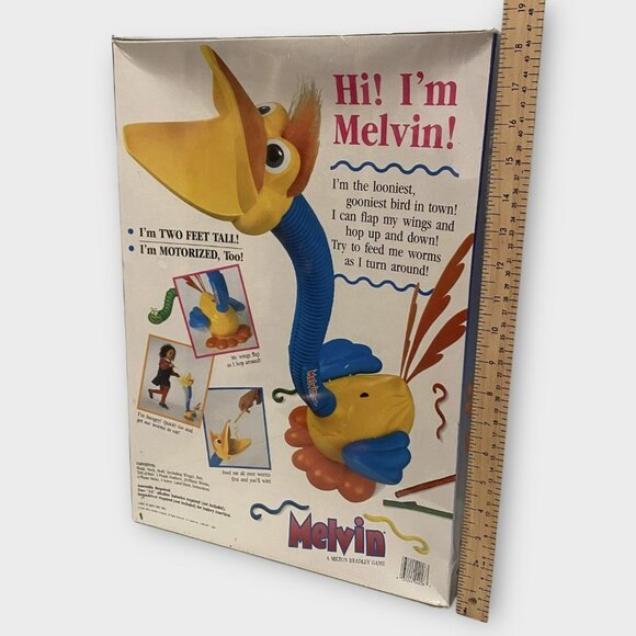 NEW Vintage 1989 Melvin The Motorized Looney Gooney Bird Game by Milton Bradley - Picture 3 of 9